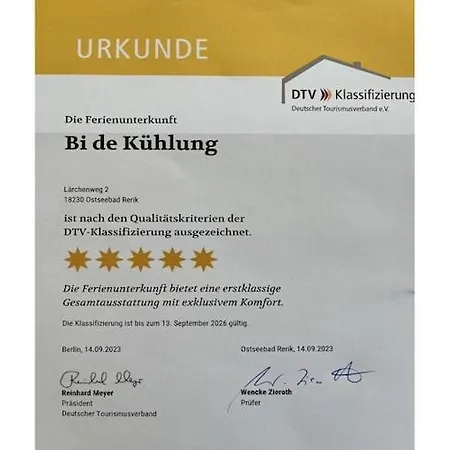 Bi De Kuehlung Comfortable Vacation * Neu Gaarz