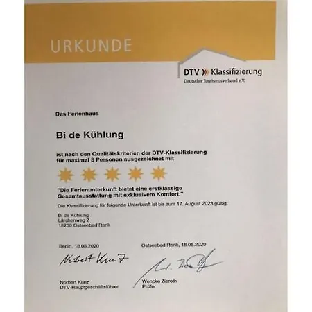 Bi De Kuehlung Comfortable Vacation * Neu Gaarz
